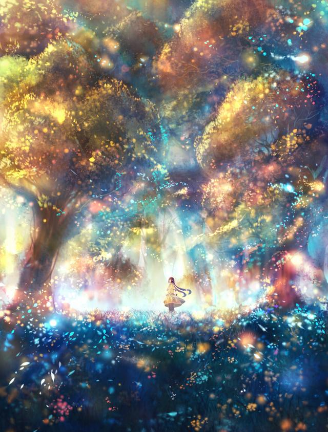 画师推荐每一张都是壁纸防人的梦幻世界