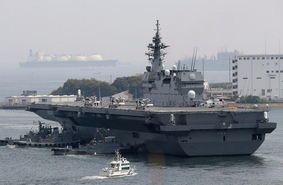 所以日本制造"驱逐舰"仍然属于防御武器的范畴,但实际上日向级和出云