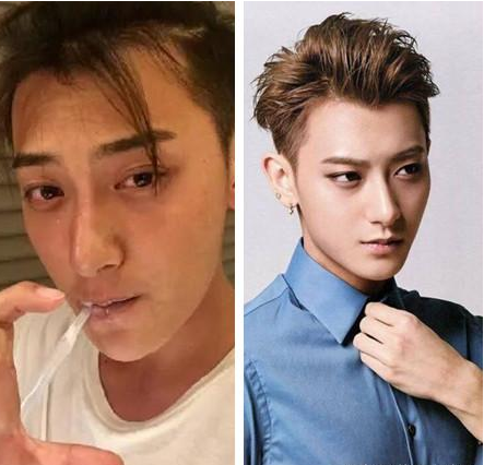 4位当红小鲜肉卸妆后的照片,黄子韬老了几岁,最后一位令人震惊