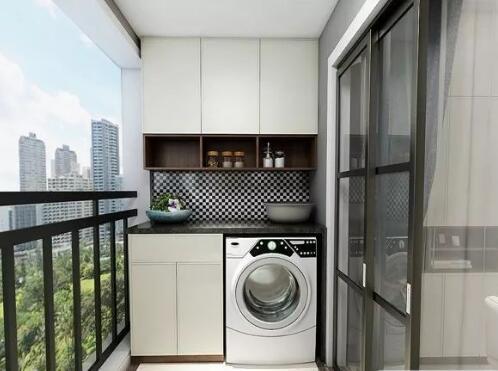 越来越多人喜欢在阳台打柜子了，这样的阳台柜邻居都羡慕|阳台|柜子|邻居_新浪新闻