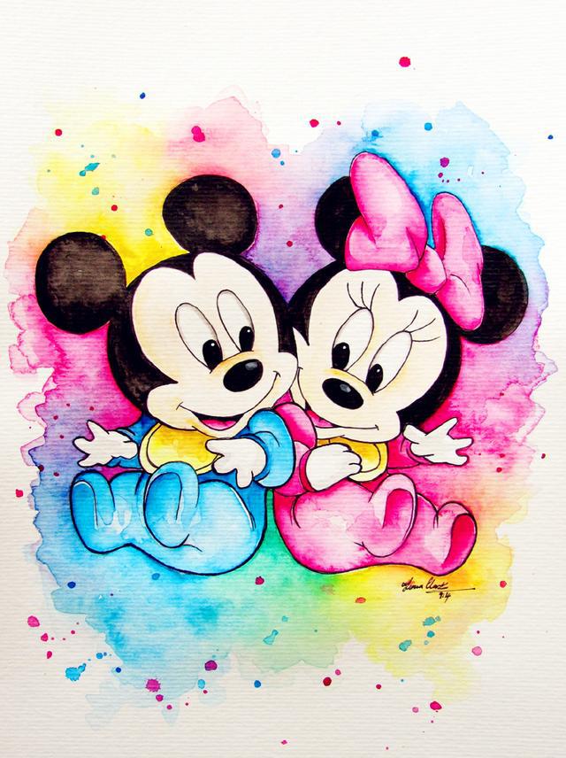 迪士尼唯美人物水彩画 渲染华丽的动画艺术