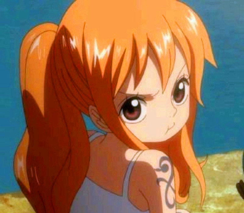 海贼王4大美女童年照对比萝莉娜美最可爱