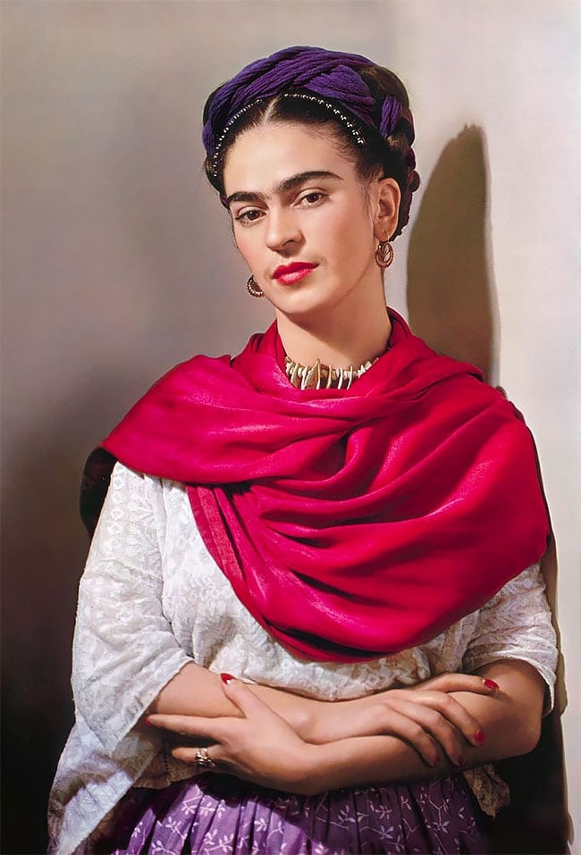 1931年的弗里达·卡罗(frida kahlo) | 匈牙利艺术家,摄影师 nickol