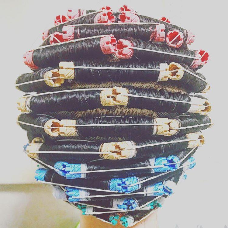 实力派发型师排出的烫发卷杠果然不一样