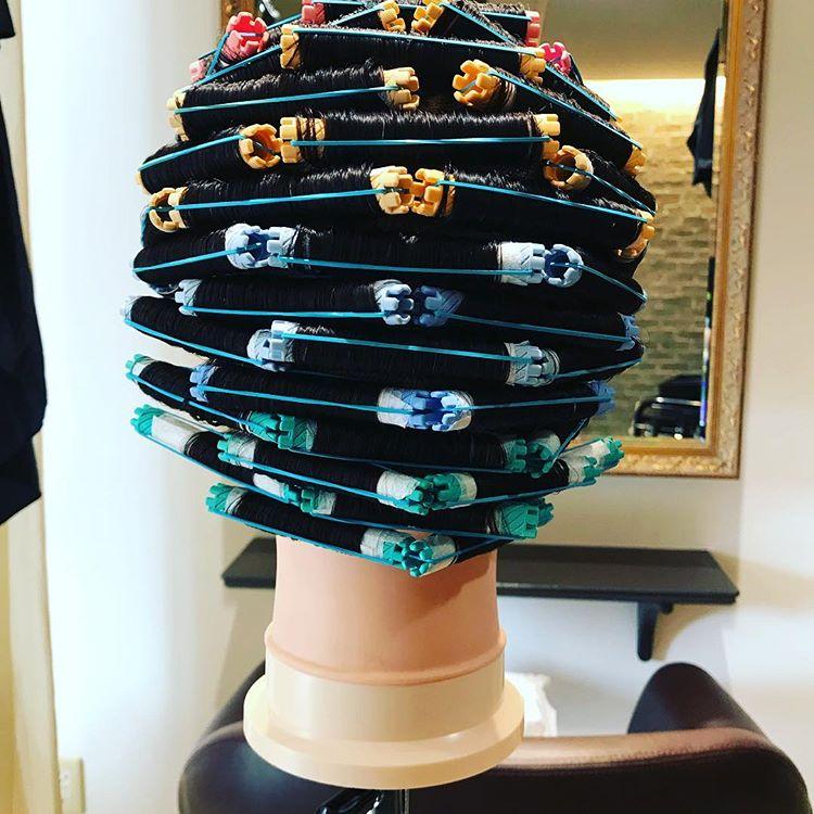 实力派发型师排出的烫发卷杠果然不一样