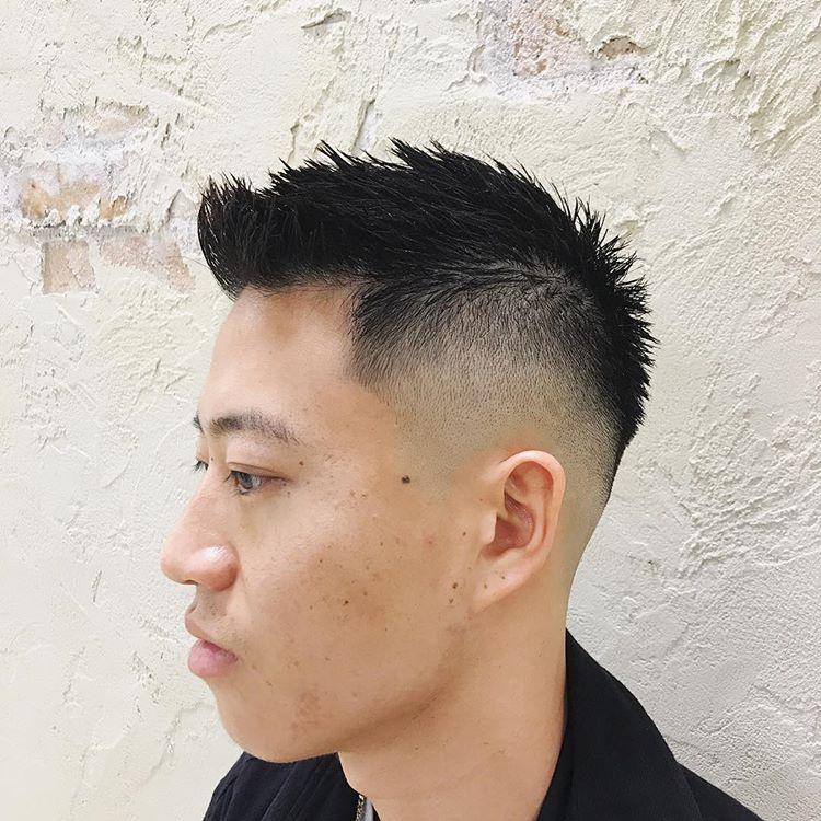 男生把两边推光的发型,都很有型