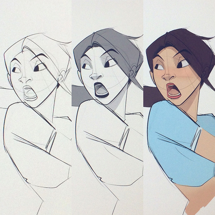 分享一组美式漫画的人物作者aveartz