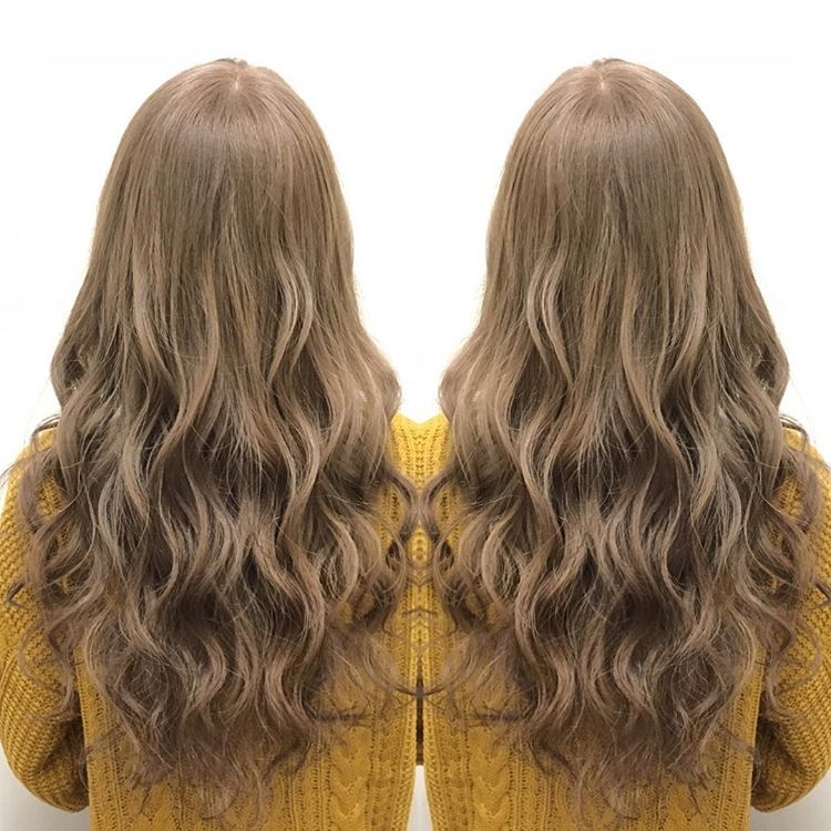 水浪卷长发发型,长发这么美,你还舍得剪短吗