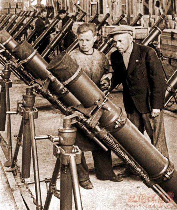 卫国战争(二战)时期的苏联兵工厂历史照片一组