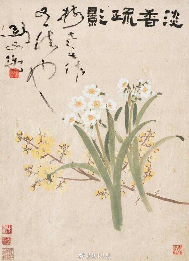 岭南画派著名画家陈树人国画作品欣赏