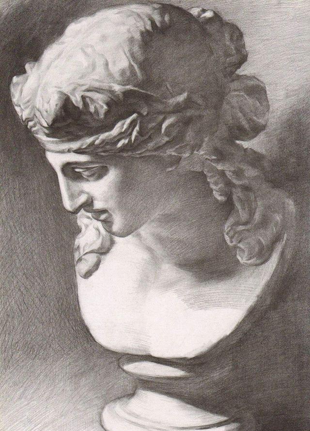 石膏头像怎么画你必须知道的素描石膏绘画步骤干货满满