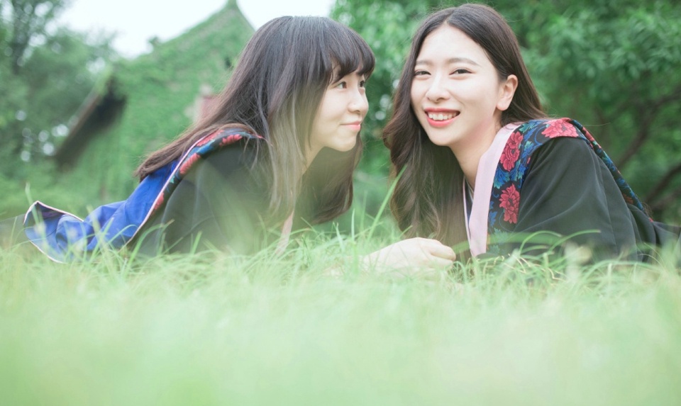 校园清新姐妹花美好友谊相伴一生写真集 @微相册 @微博摄影