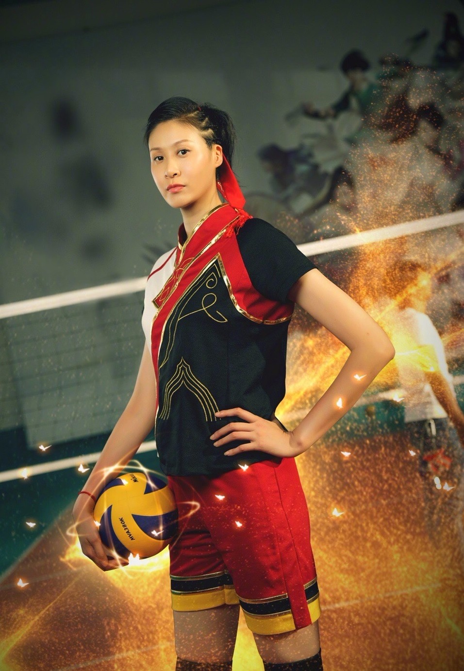 赵蕊蕊国风与排球的碰撞惊艳你的视网膜