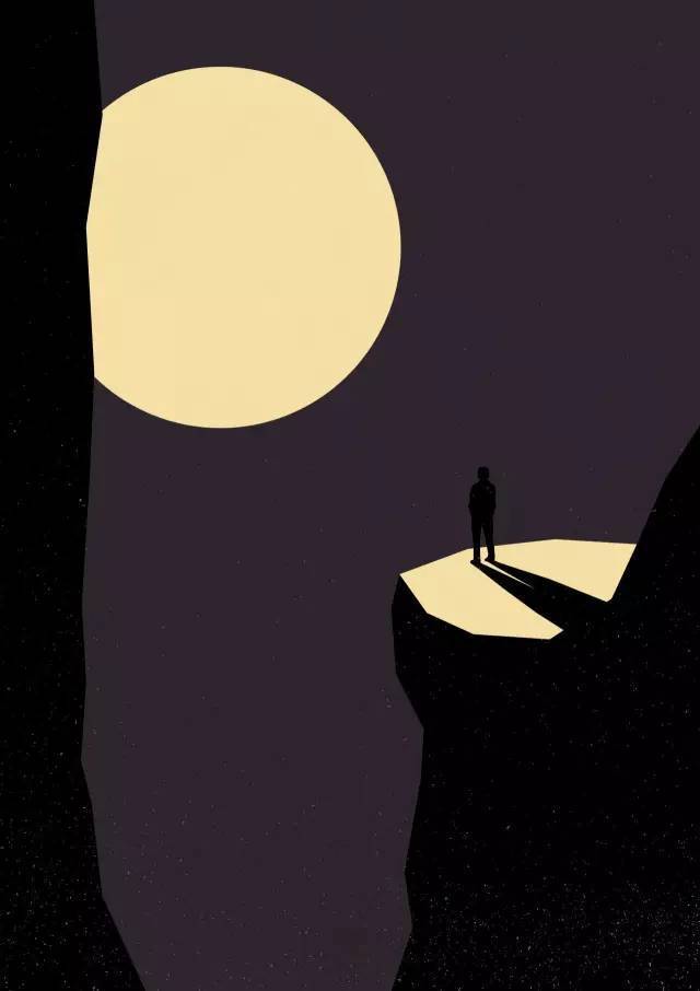 波兰平面设计师jaroslawmorawski的这些极简主义风景插图仅两种或三