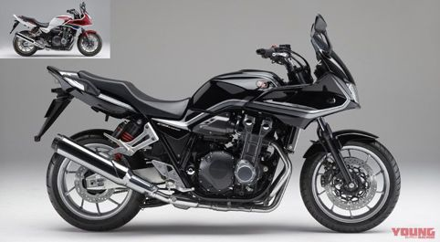 高端复古摩托车2019款本田cb1300日本开售9万起
