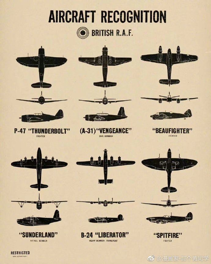 二战英国飞机图鉴图片