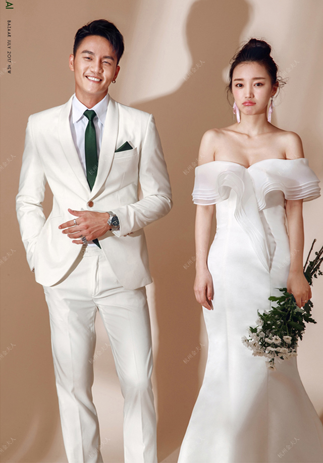 杭州金夫人时尚杂志风婚纱照 秀出你的冷艳高贵明星范