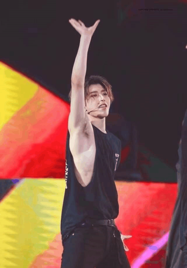 ninepercent粉丝见面会, 蔡徐坤大玩性感, 露出的腋毛却太抢镜