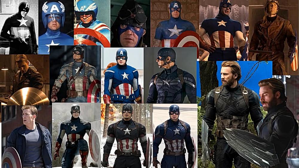 美国队长历届电影中的变化,还是克里斯版本的帅