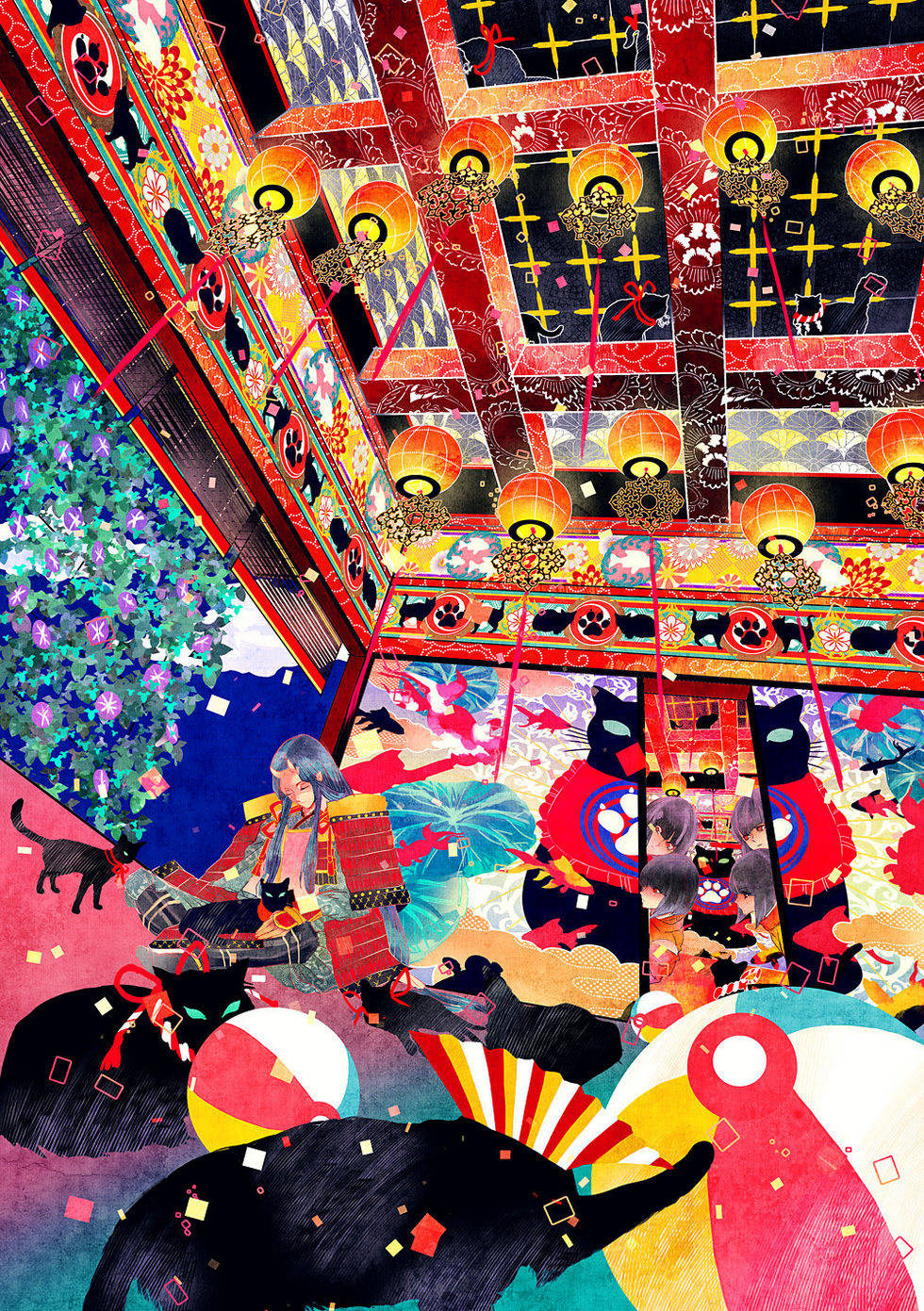 精美的插画艺术作品