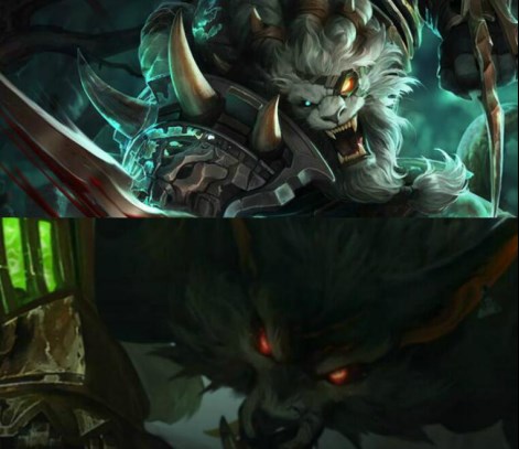 lol新皮肤还是新背景故事神秘预告来袭网友三狼限定皮肤来啦