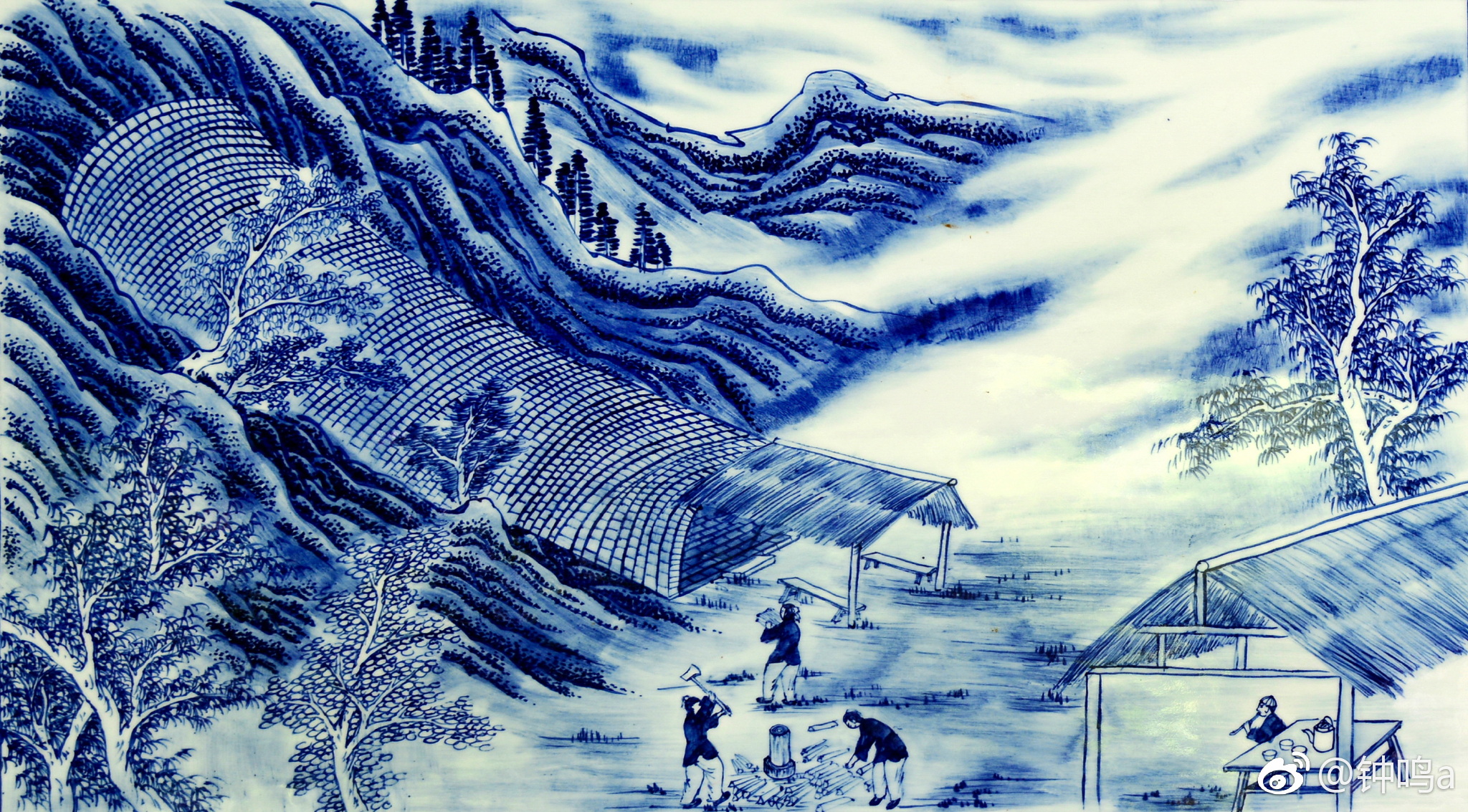 走进景德镇古窑民俗文化博览区就走进了瓷的世界|景德镇古窑|博览区|青花瓷|瓷灯|瓷柱_新浪新闻