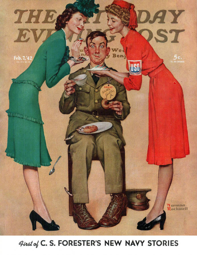 美国插画家诺曼·洛克威尔norman rockwell 为《saturday evening