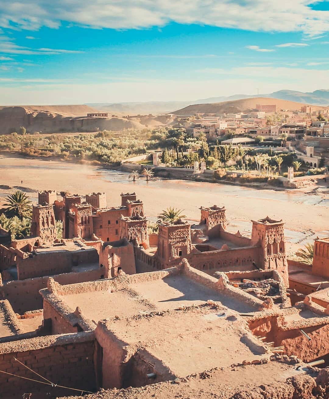 沙漠中的电影城摩洛哥瓦尔扎扎特古城