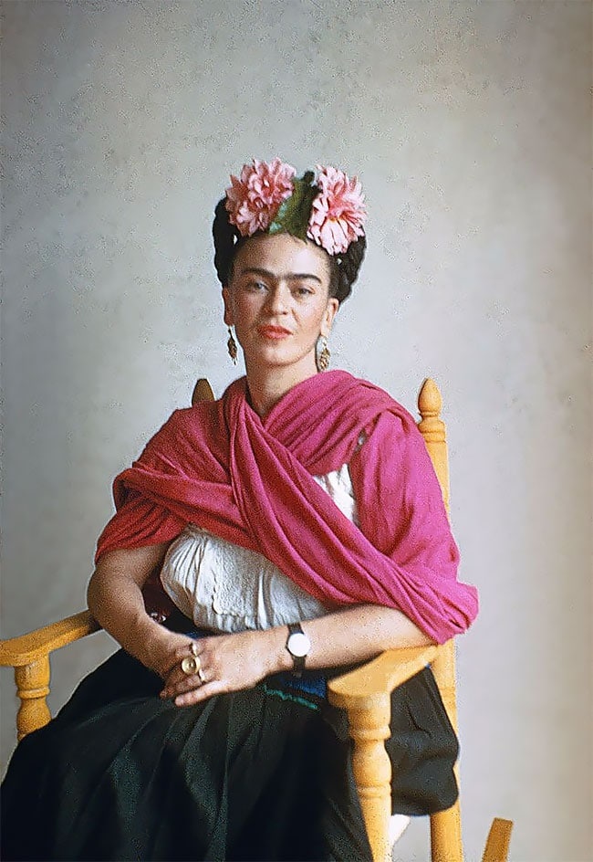 1931年的弗里达·卡罗(frida kahlo) | 匈牙利艺术家,摄影师 nickol