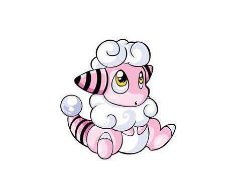 《精灵宝可梦》图鉴180:开始慢慢脱毛的宝可梦——茸茸羊