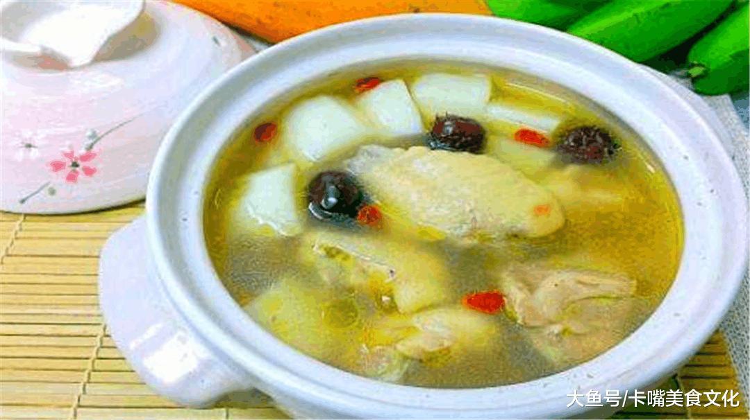 山药鸡汤健胃养身, 汤鲜味美, 老公喝了以后还想喝!