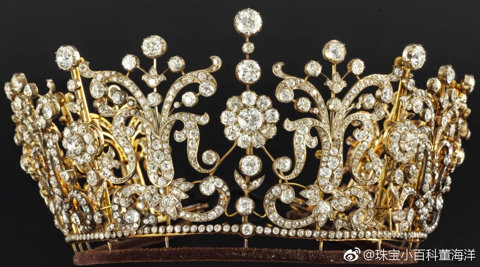 ladypoltimoretiara这顶王冠由garrard制作于1870s