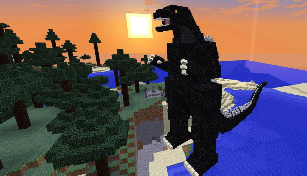 我的世界各版mod中最强生物him排第三第一指令都杀不死