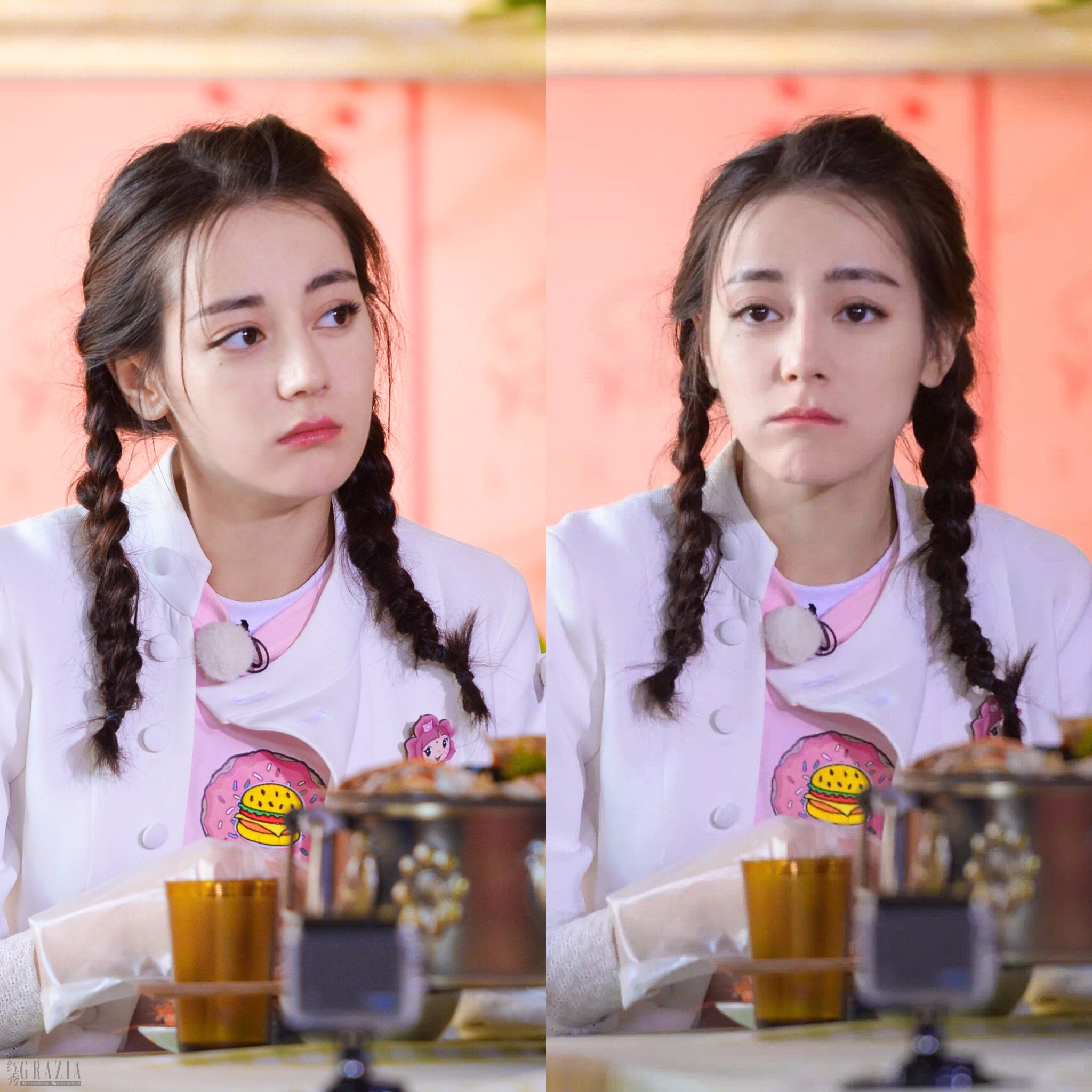 扎着大麻花辫的明星合集!赵丽颖可爱,郑爽清纯,而她最仙!