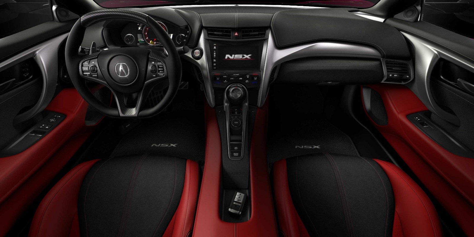 汽车看点 自媒体 正文内饰方面,第一眼看上去,简直就是本田超跑nsx