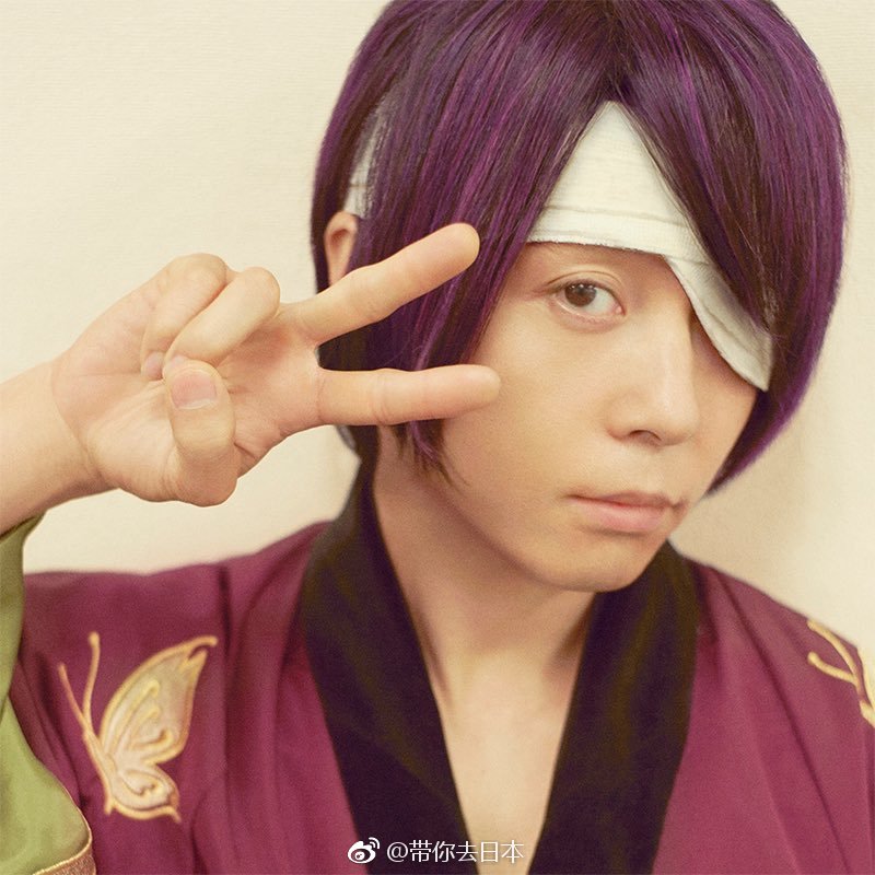 《银魂2》真人版电影公布高杉晋助定妆照,该角色继续由堂本刚出演