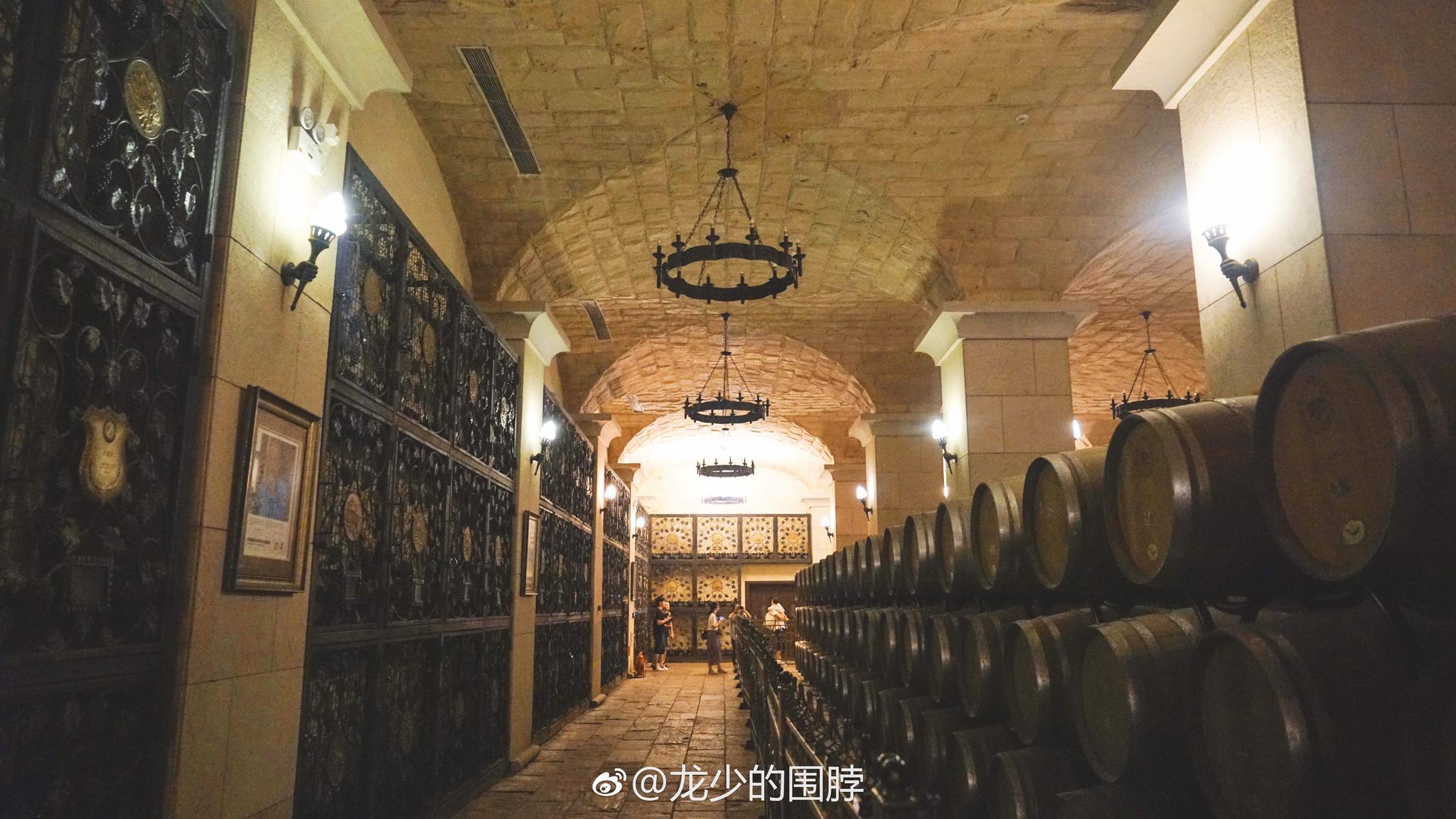 在葡萄成熟的季节造访了@张裕爱斐堡酒庄官方微博