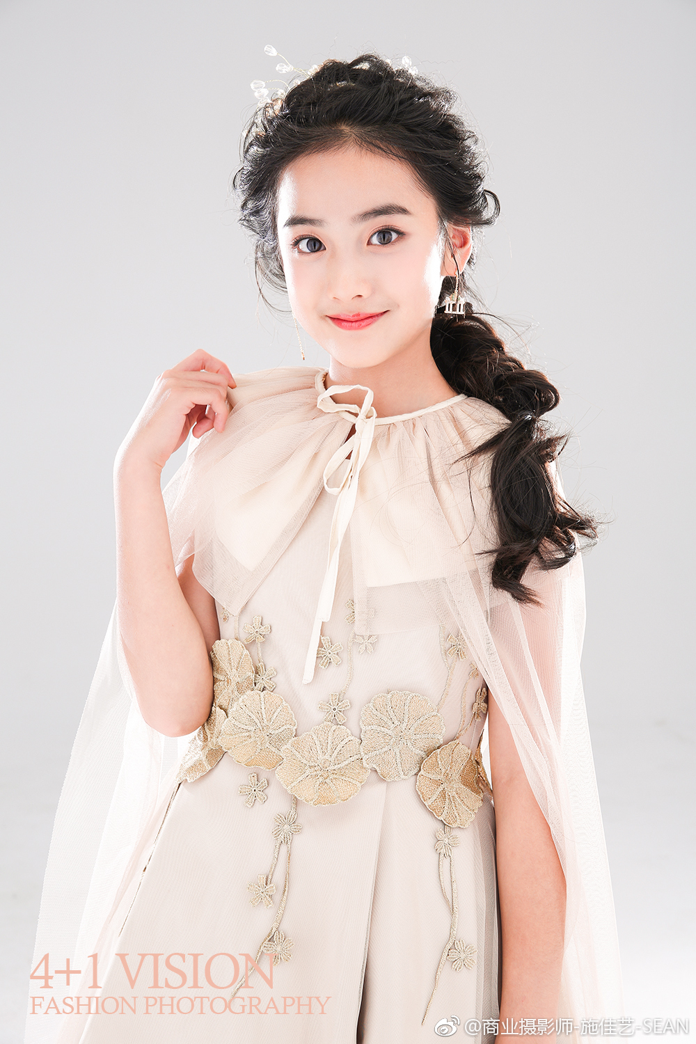 上周拍摄的黄心贻小朋友