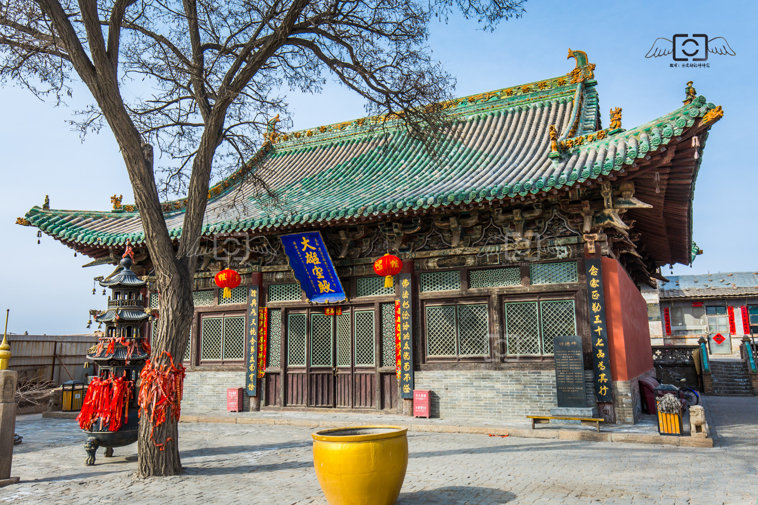 净土天宫,探访应县净土寺天宫楼阁。