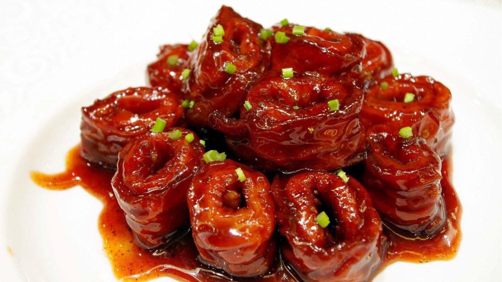 经典鲁菜"九转大肠,大厨教你独家去腥秘诀,学会赶紧回家试试