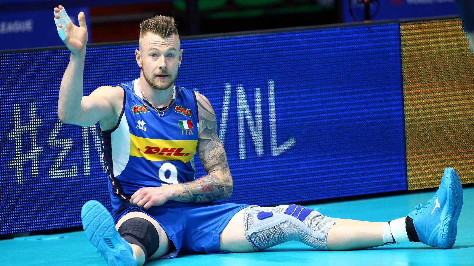 扎伊采夫!痞子扎笑傲男排世锦赛!