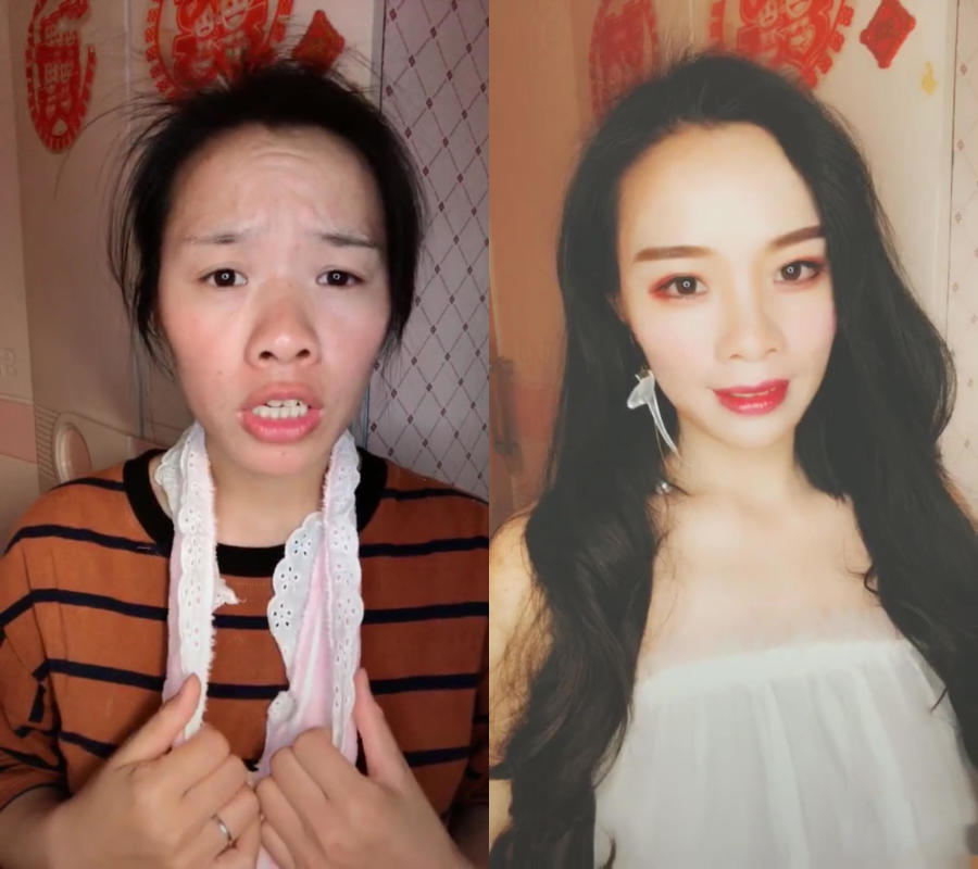 "网恋"有风险,"女神"卸妆后毁三观啊?网友:再也不网恋了!