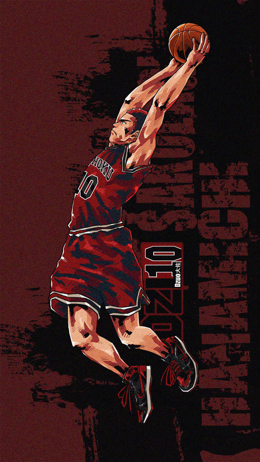 2/ 6井上雄彦心目中的sd最强五人:牧绅一,流川枫,泽北荣治,樱木花道