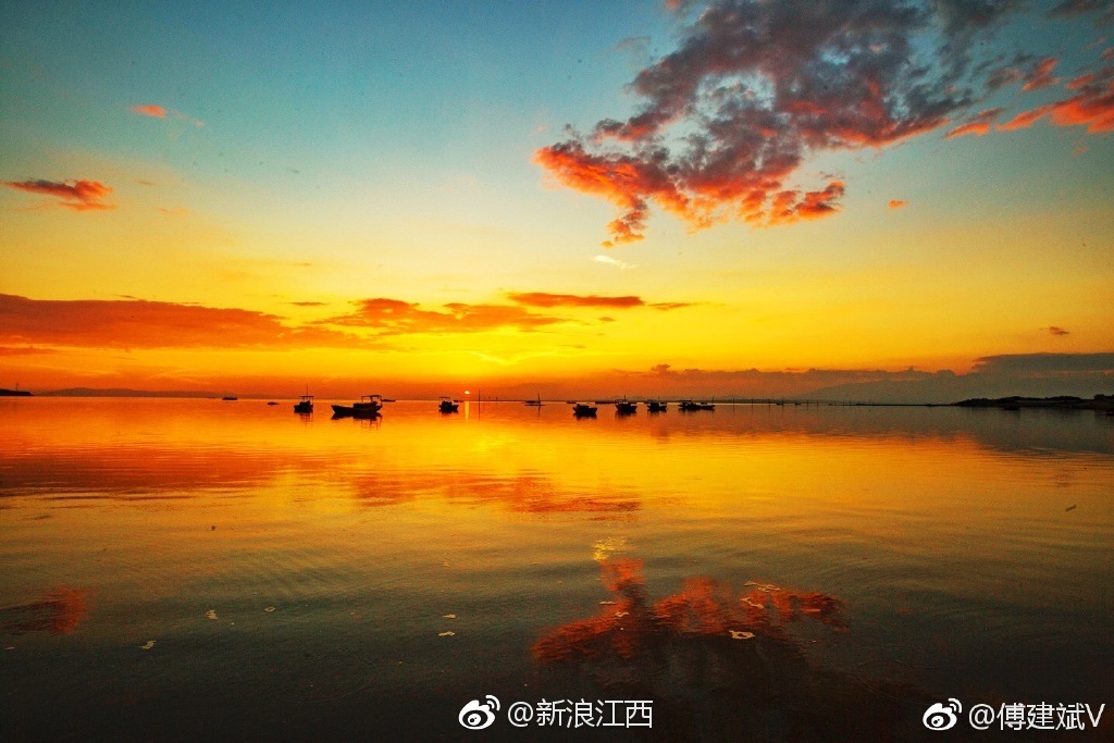 超美的晚霞这是大自然的滤镜