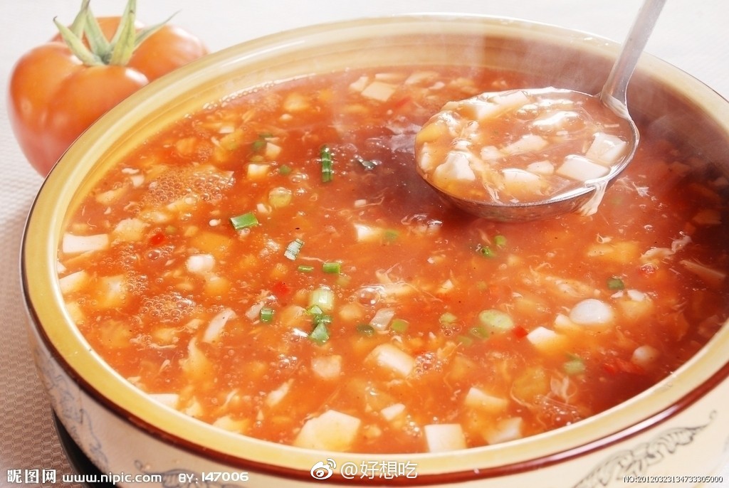 海鲜酸辣汤