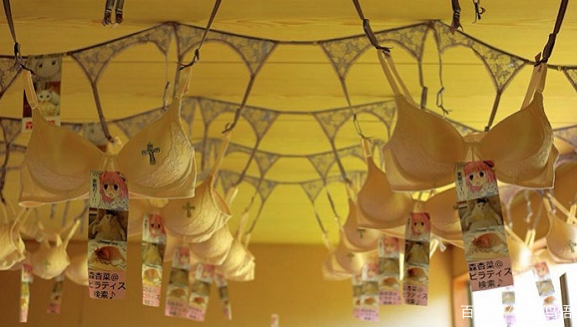 日本寺庙挂满乳罩文胸有啥用途,当地人解释后,女游客都捂着嘴巴