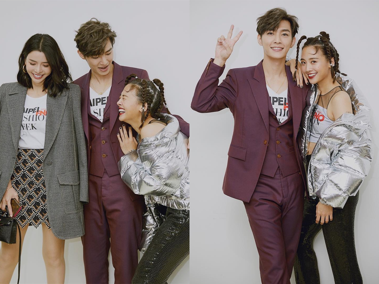 鬼鬼炎亚纶惊喜同框,穿面包服却配背心,这到底是热还是冷?