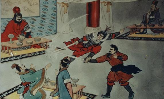 领命伐秦,于蓝田破敌军,先入关中,秦子婴投,秦灭