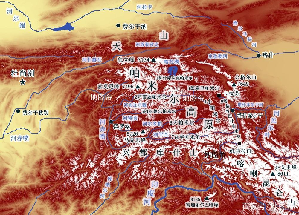 帕米尔高原中国领土最西端清朝八帕是如何划分的