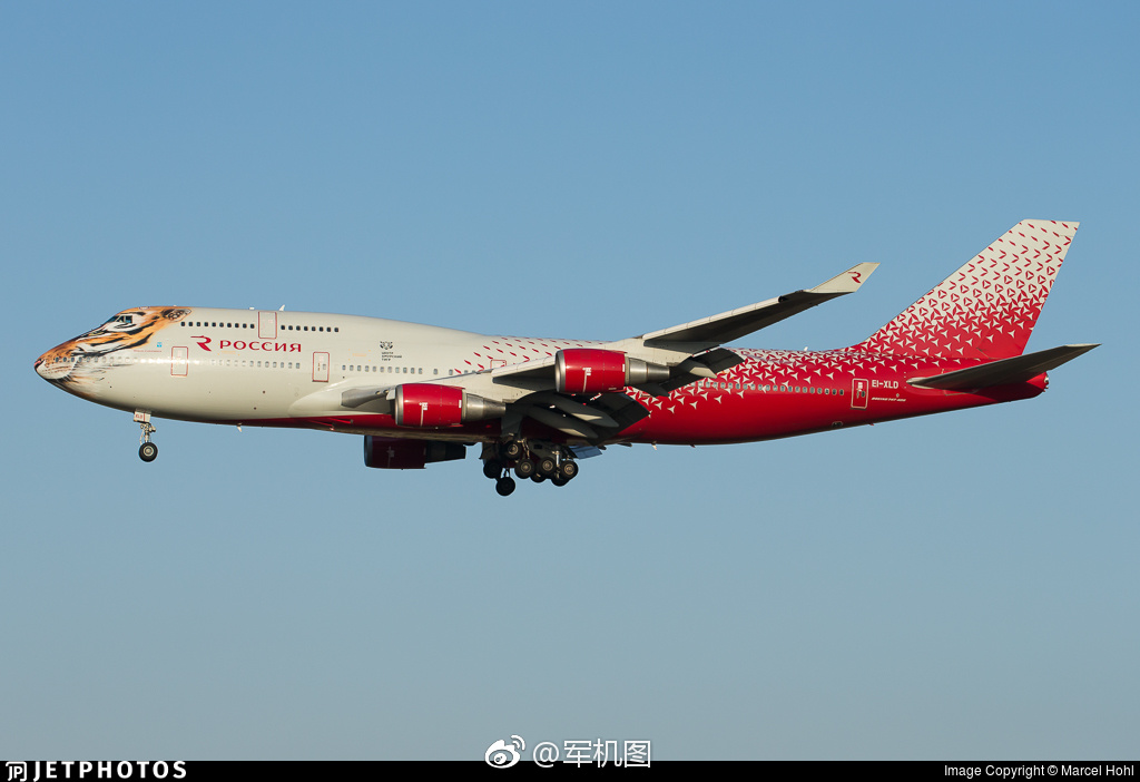 俄罗斯罗西亚航空公司的波音747-446 ei-xld"东北虎"